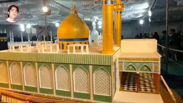 Beautiful model made of thermocol, Roza - e - Imam Hussain