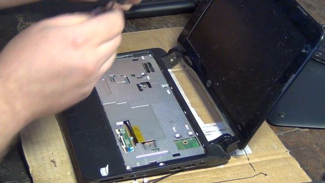 Как разобрать нетбук (ноутбук) HP смотреть онлайн