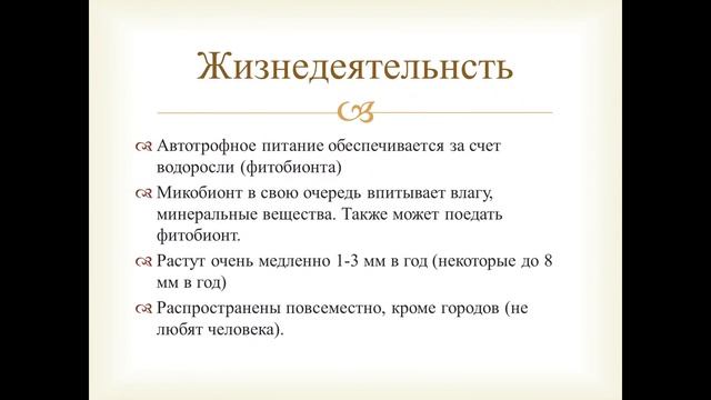 Лишайники. Строение. Значение. Размножение. смотреть онлайн