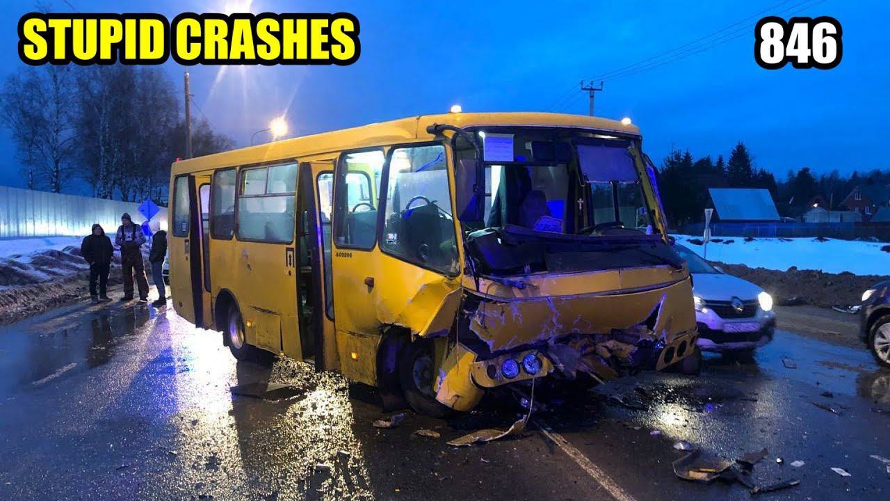 Stupid crashes 846 January 2024 car crash compilation смотреть онлайн