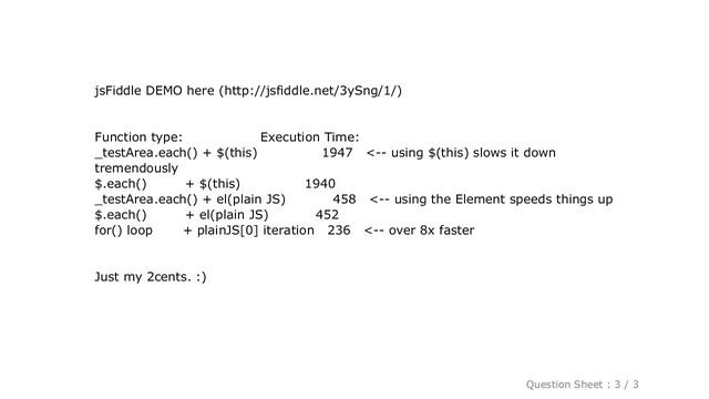 JavaScript : $.each() vs for() loop - and performance смотреть онлайн