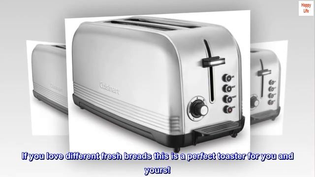 Cuisinart CPT-2500 Long Slot Toaster, Stainless Steel, Silver, 2-slice long slot смотреть онлайн
