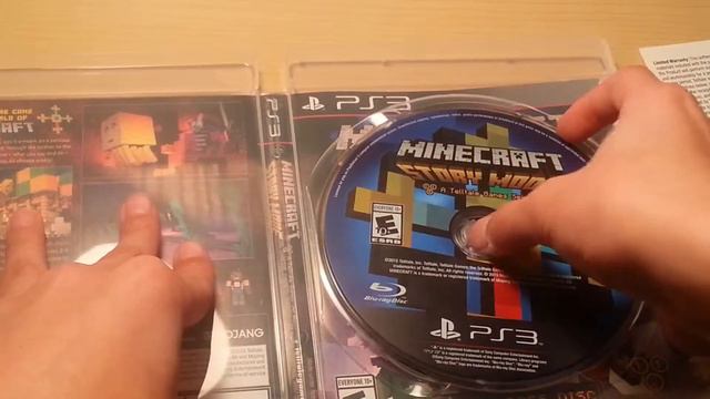 Unboxing Minecraft Story Mode for PS3 смотреть онлайн