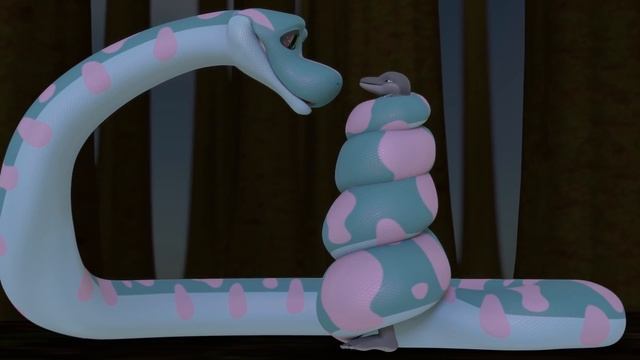 Snake Hypnotizes Dolphin! смотреть онлайн