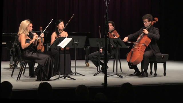 Joan Tower Rising - Carol Wincenc, flute - Escher String Quartet смотреть онлайн