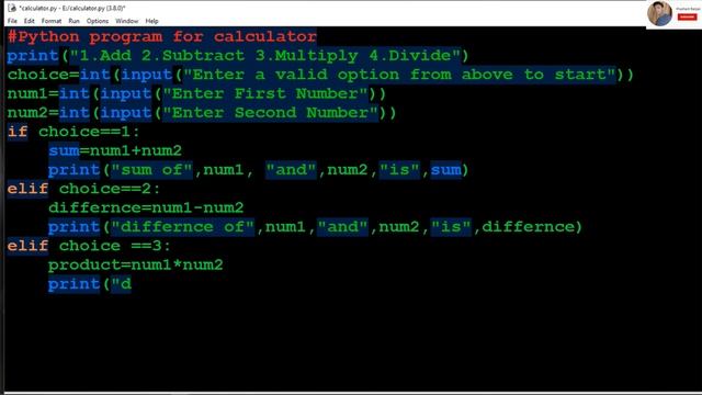 7.Python Program To Make Simple Calculator (only in 5 Min) смотреть онлайн