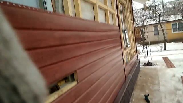 Обшивка дома металлосайдингом!