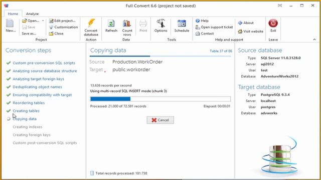 Full Convert Basic Conversion HD 6.6. - The easiest way to Copy your Data to another Database смотреть онлайн