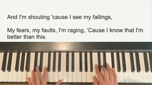 Playalong BETTER THAN THIS by Paloma Faith - Piano Solo Arrangement with singalong lyrics смотреть онлайн