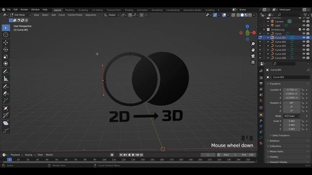 2D Bild in 3D Objekt verwandeln | Blender 3.3 Tutorial Deutsch смотреть онлайн