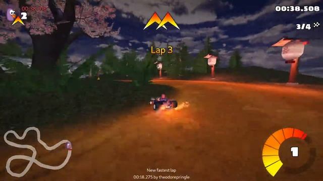 SuperTuxKart 1.2/Git - Zen Garden 1:14.508 смотреть онлайн