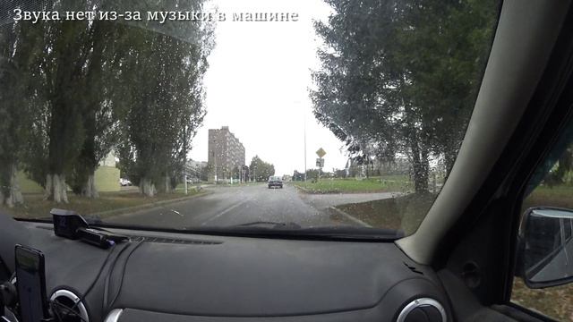 Парк патриот, город из окна авто