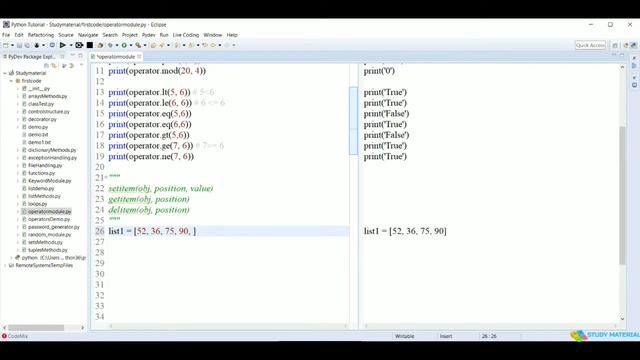 38. operator module in Python || Python Tutorial || By Arihant Jain || Study Material смотреть онлайн