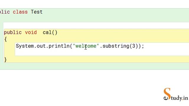 Java | String Class Methods | substring() Method | compareTo() Method | смотреть онлайн