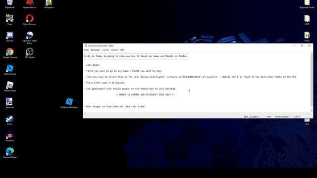Steal Games and Models / Link in Description (Roblox) (Tutorial) (Working!) (2020) смотреть онлайн