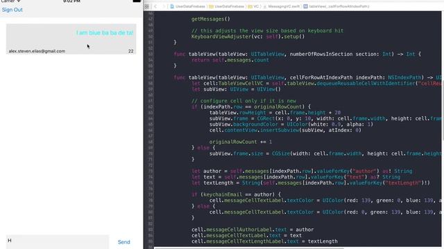 Messaging App iOS - Firebase смотреть онлайн