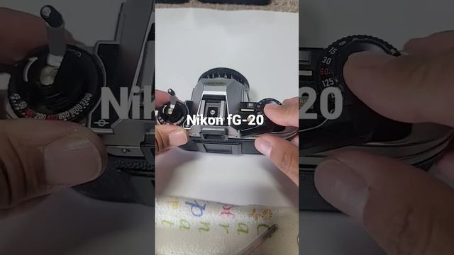 Nikon FG-20 Film Loading iso Setting, 35mm film camera смотреть онлайн