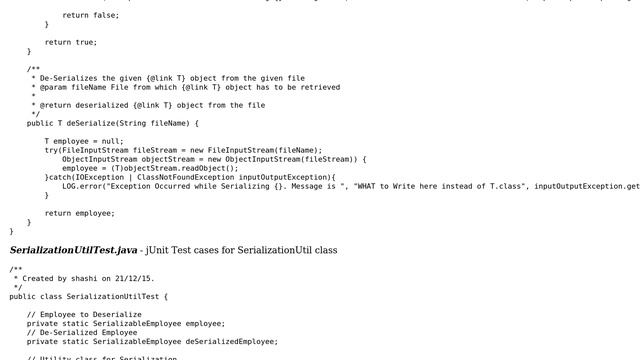 Code Review: Serialization/Deserialization with Generics in Java смотреть онлайн