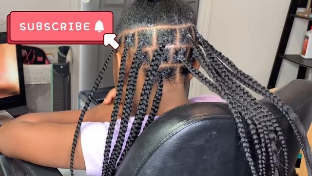 STEP BY STEP | KIDS KNOTLESS BOX BRAIDS ❤️? смотреть онлайн