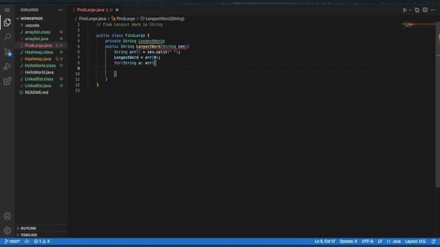 Longest Word in String | Find Largest Word in String in Java смотреть онлайн