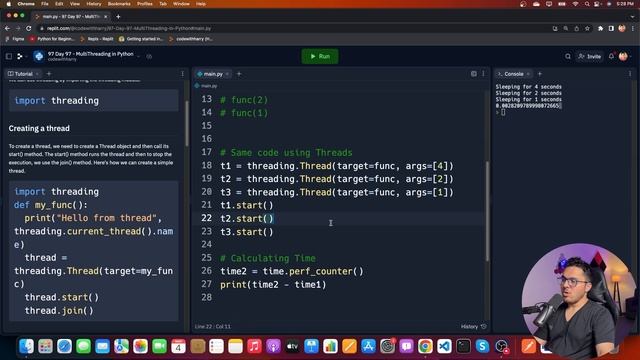 Multithreading in Python | Python Tutorial - Day #97 смотреть онлайн