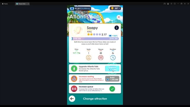 idle theme park tycoon all aqua park rides from 1-3000 (excluding summer race) смотреть онлайн