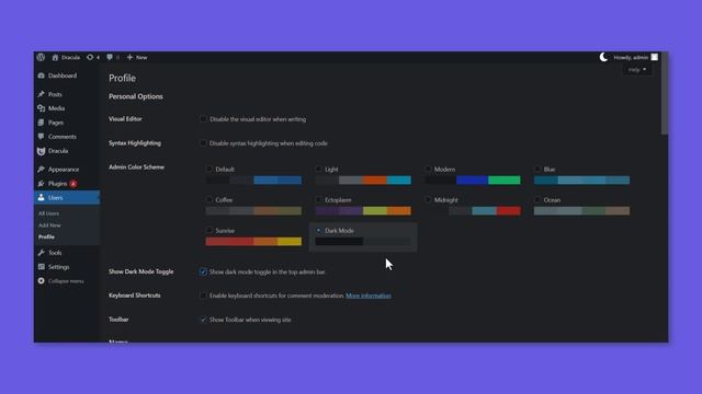How to Enable and Use Dark Mode on WordPress Admin Dashboard смотреть онлайн