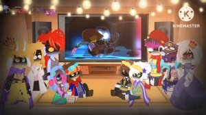 "Undertale react to Chara vs Nightmare! Sans"[Part 1][My AU❗️][Twisted Soul AU][Read Desc❗️]