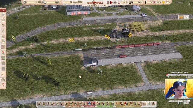 Планирование дорог столицы | Workers & Resources: Soviet Republic #35 смотреть онлайн