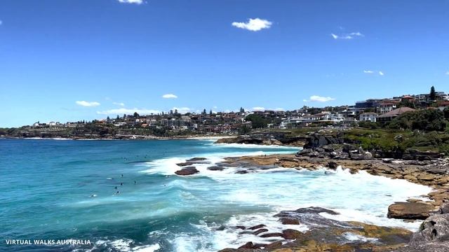 [4K HDR] Bondi Beach to Bronte Beach Coastal Walk - Sydney Eastern Suburbs - Australia Walking Tour смотреть онлайн