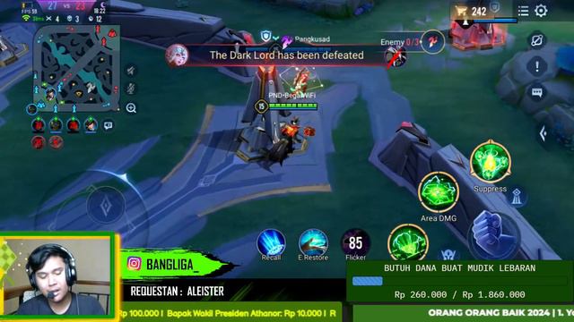 NGASAL (NGABUBURIT SAMA LIGA) DAY 14 , MENGGABUT YA GES YA | ARENA OF VALOR смотреть онлайн
