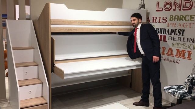 Кровать двухъярусная City KUPA смотреть онлайн