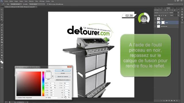 Tuto 05 : Création d'un reflet sous Photoshop