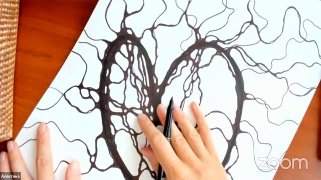 Нейрографика. Открытое рисование "МИР в наших Сердцах" от школы Neuro Azbuka. смотреть онлайн