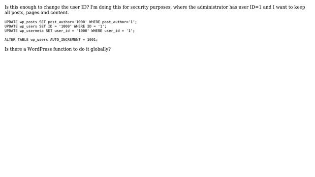 Wordpress: How to change WordPress user ID? (3 Solutions!!) смотреть онлайн