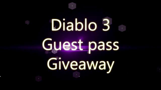 Diablo 3 Guest pass Giveaway смотреть онлайн