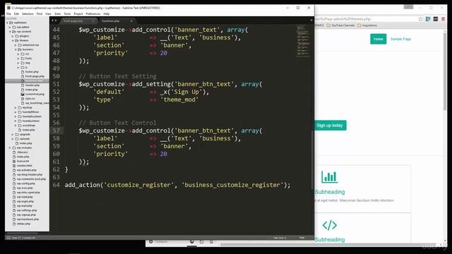 Learn To Create WordPress Themes By Building 10 Projects 50 смотреть онлайн