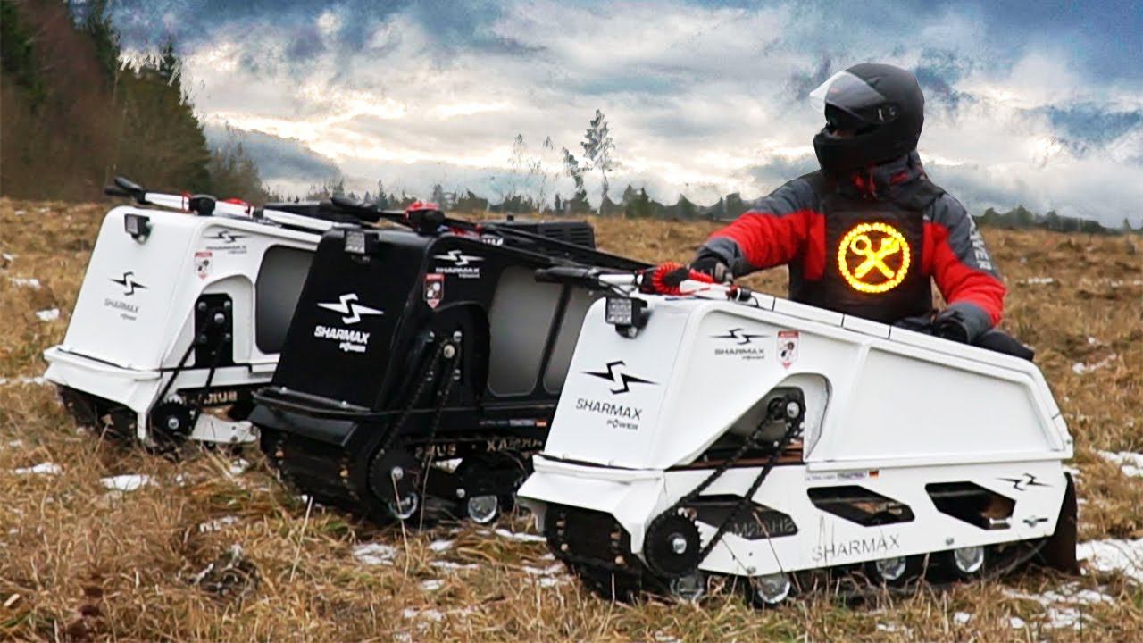 Новейшие мото буксировщики Sharmax, первые суровые тесты! смотреть онлайн