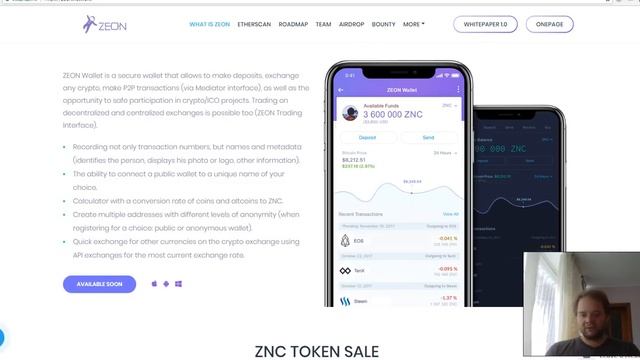 ?Zeon Network ZNC полный обзор ICO. Анализ и перспективы стоимости? смотреть онлайн