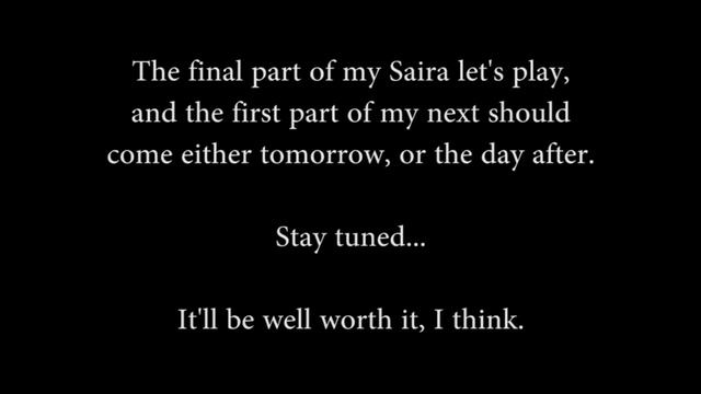 Let's Play Saira - (The Ending) смотреть онлайн