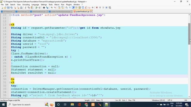 How to update and delete data using jsp and mysql смотреть онлайн