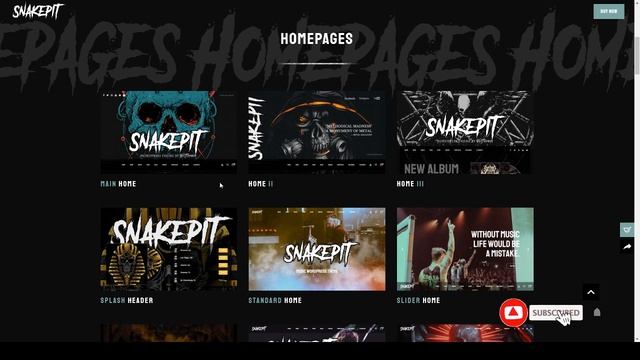 Snakepit - A Rock and Metal Oriented Music WordPress Theme смотреть онлайн