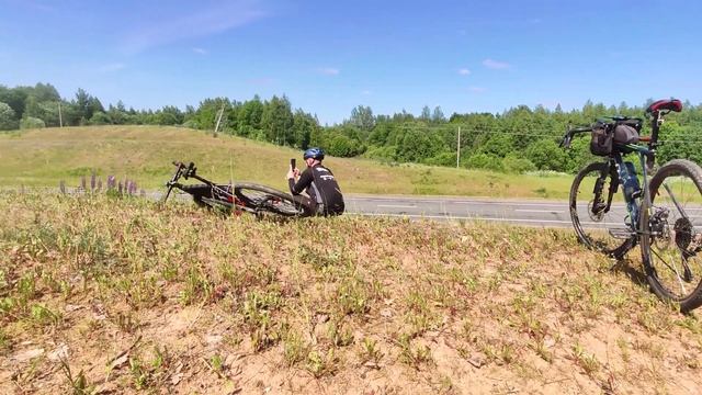 ВИДЕОРЕГИСТРАЦИЯ. На велосипеде по "Чертовой бороде" и по Витебску. Минимум слов. смотреть онлайн
