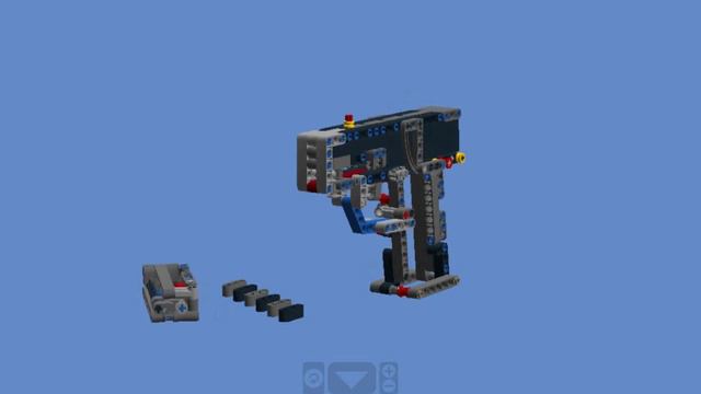 Shooting lego technic pistol/working lego gun DIY/Cool lego pistol handmade смотреть онлайн
