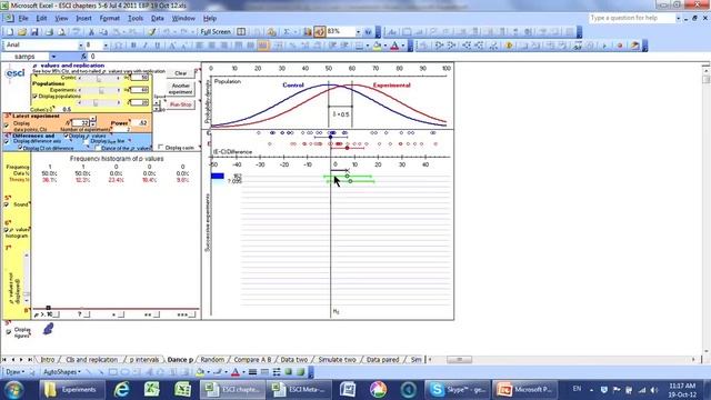 Intro Statistics 9 Dance of the p Values смотреть онлайн