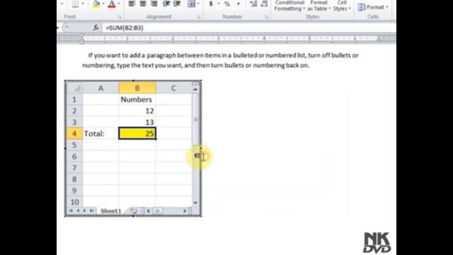 MS Word 2010/2007/2003 Lecture No. 24 (Excel Spreadsheet) смотреть онлайн