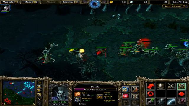 Dazzle Shadow dota WarCraft III смотреть онлайн