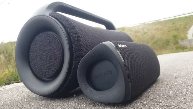 SONY SRS XG500 VS SONY SRS XB43 BASS TEST. смотреть онлайн