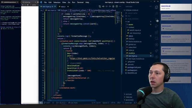 Aligning React-Three-Fiber 3D Text смотреть онлайн