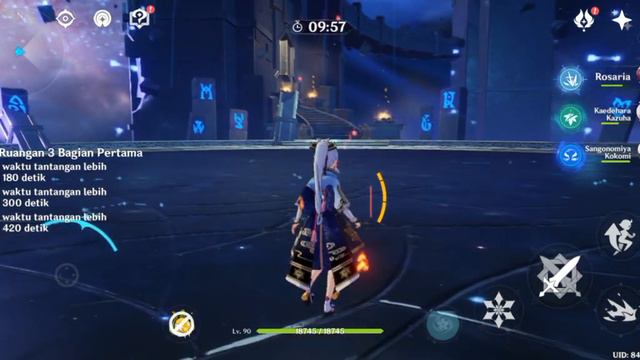 Ayaka Freeze & Raiden National. Spiral Abyss 3.2 | Mobile Player (Genshin Impact) смотреть онлайн